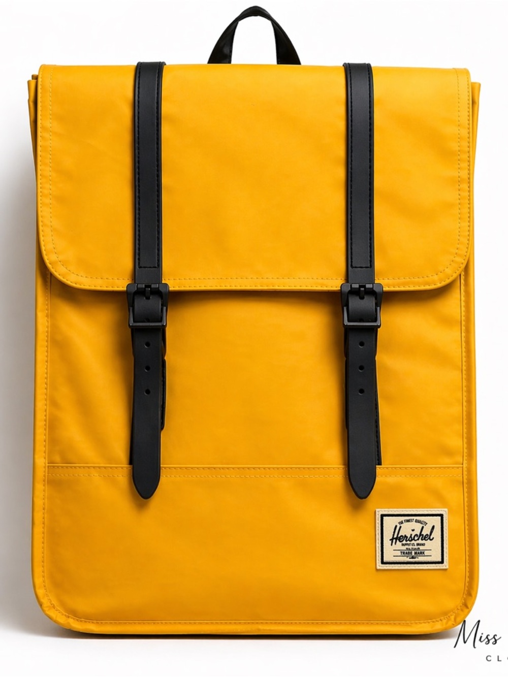 Herschel Waterproof Yellow Backpack Rain Travel School Bag Unisex